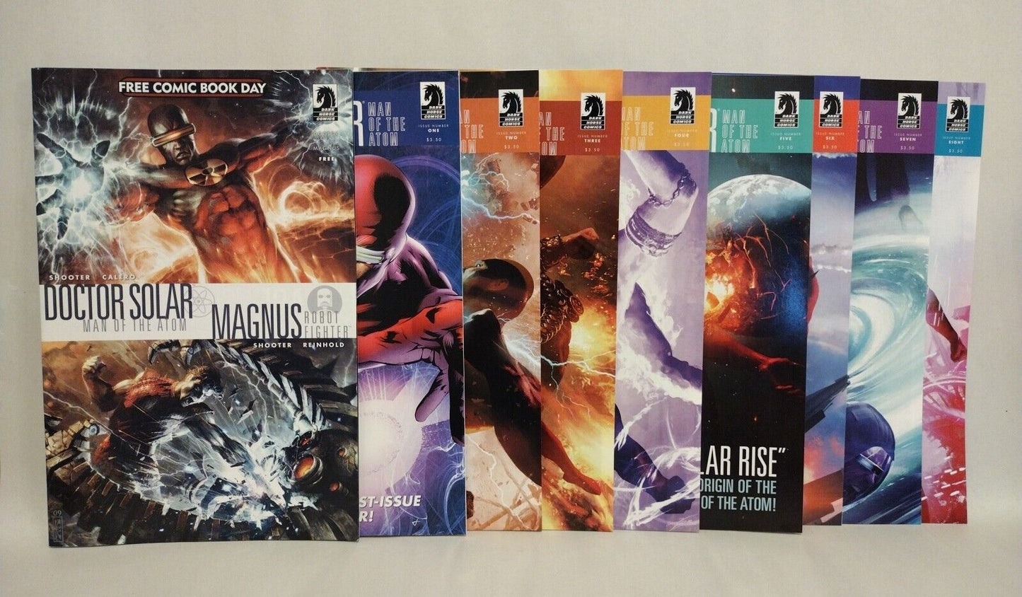 Doctor Solar Man Of The Atom (2010) Complete Dark Horse Comic Set #1-8 +FCBD