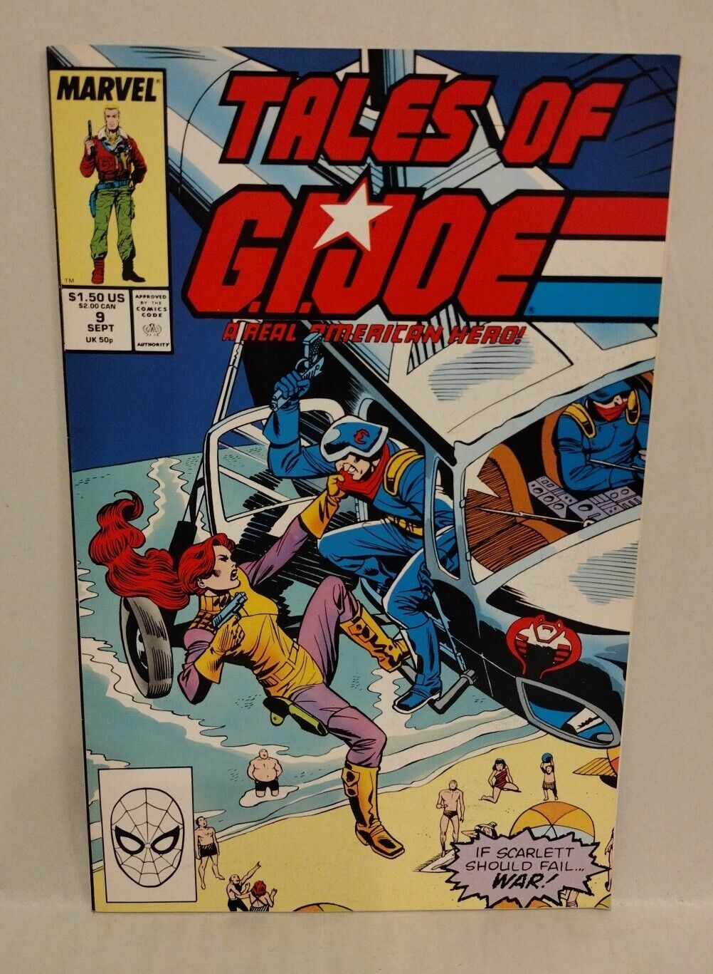 Tales Of The GI Joe (1988) Marvel Comic Lot Set #7 8 9 10 Scarlett Cobra