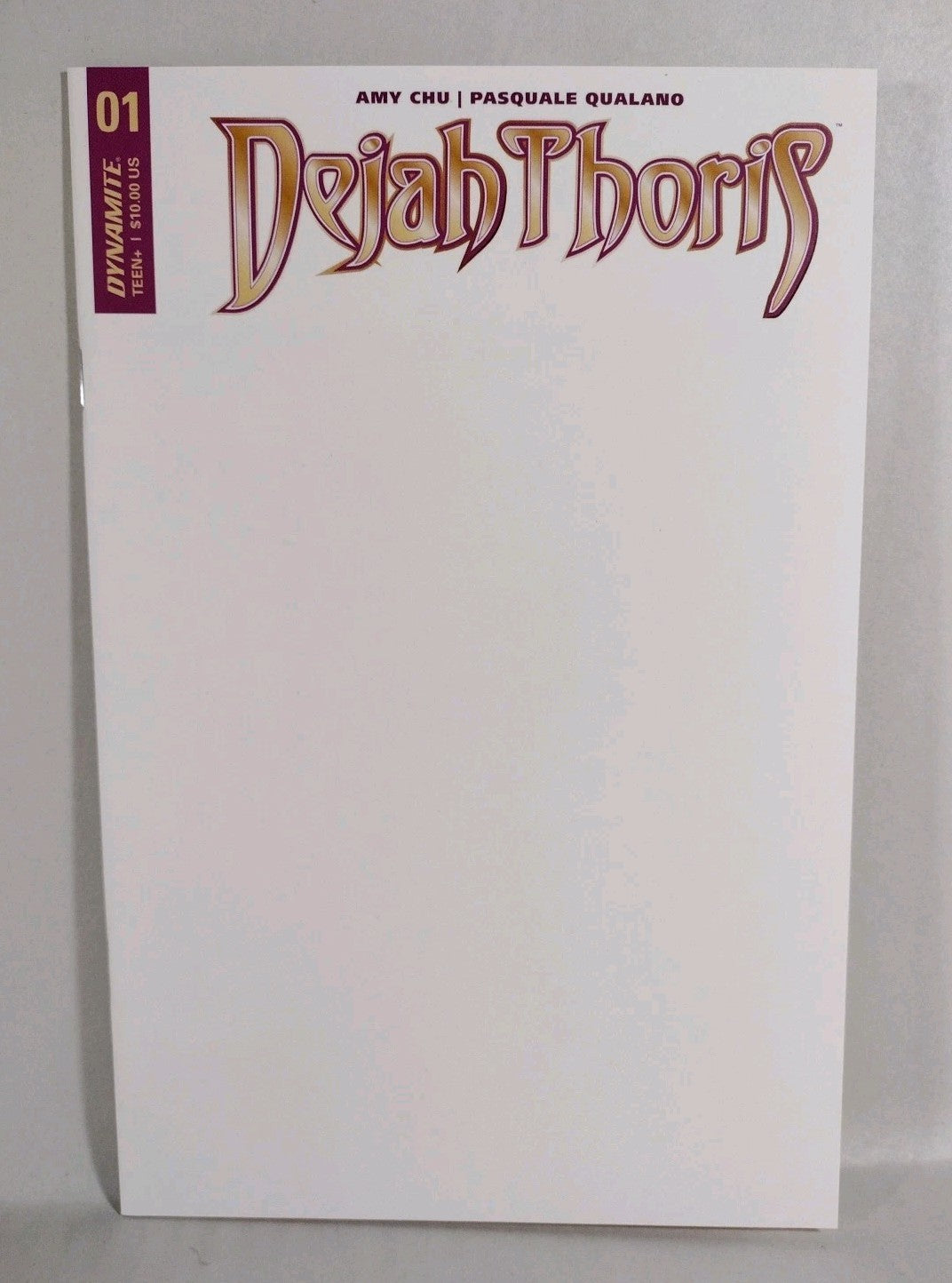 Dejah Thoris #1 (2018) Dynamite Blank Sketch Variant Cover Comic NM