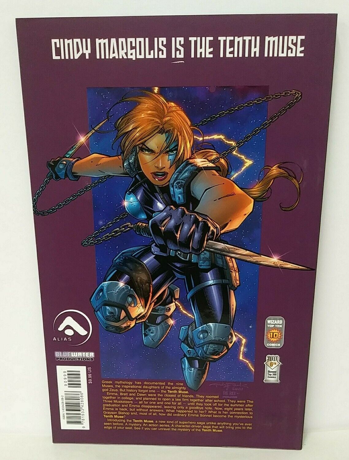 Tenth Muse (2005) TPB Vol 1 Signed 3x Marv Wolfman Darren Davis Alias SC