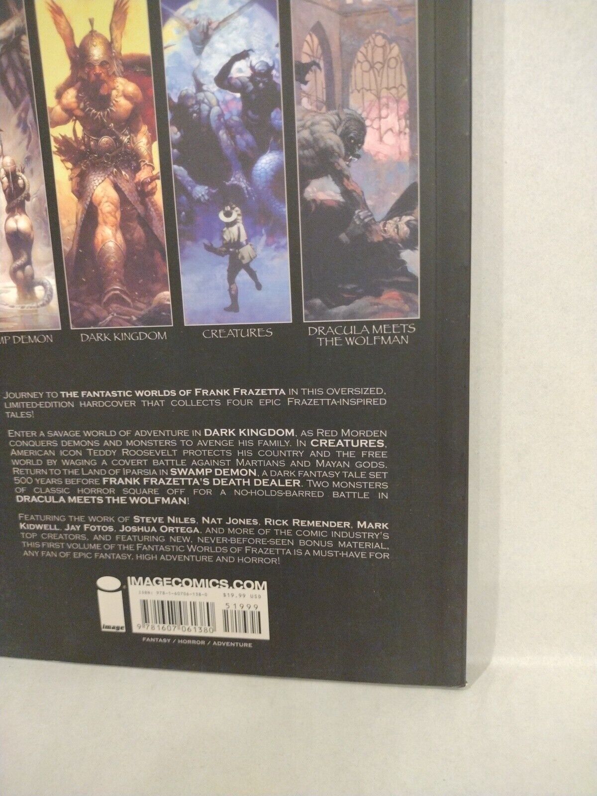 Fantastic Worlds of Frazetta Vol 1 (2009) Image TPB SC Dracula Wolfman Remender