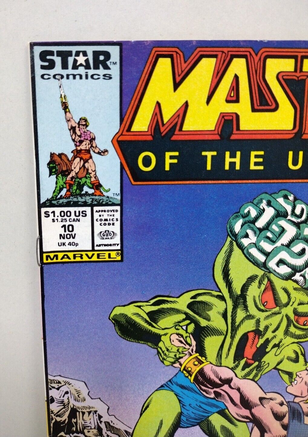 Masters of the Universe #10 (1987) Marvel Star Comic Mind Beast VF-NM