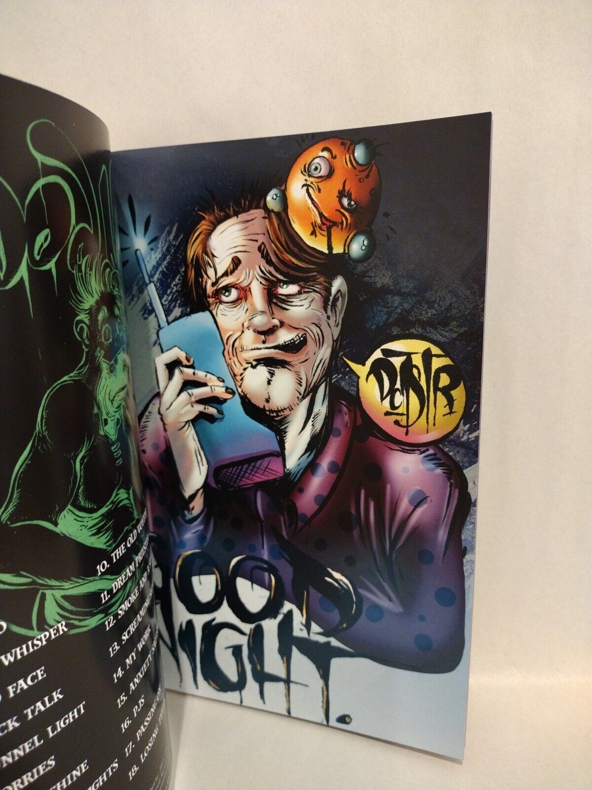 Dave Castr's Good Night #1 Blank Variant ARG Comic w Original Vampire Art COA