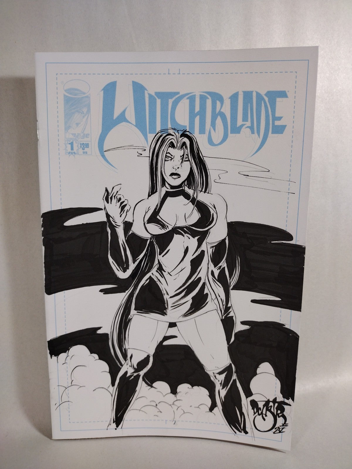 Witchblade Facsimile #1 Image Comic 2025 Sketch Cover Var W Original DCastr Art
