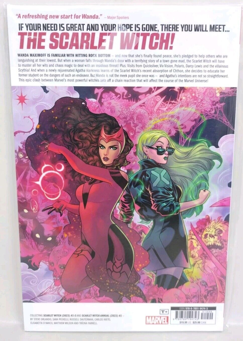 Scarlet Witch Steve Orlando Vol 1 The Last Door Softcover New Paperback