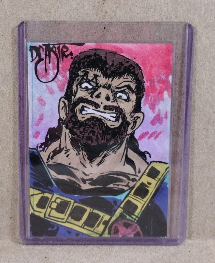 Dave Castr Crusin (2025) OAC Sketch Card W Original Marvel Bishop Art ACEO