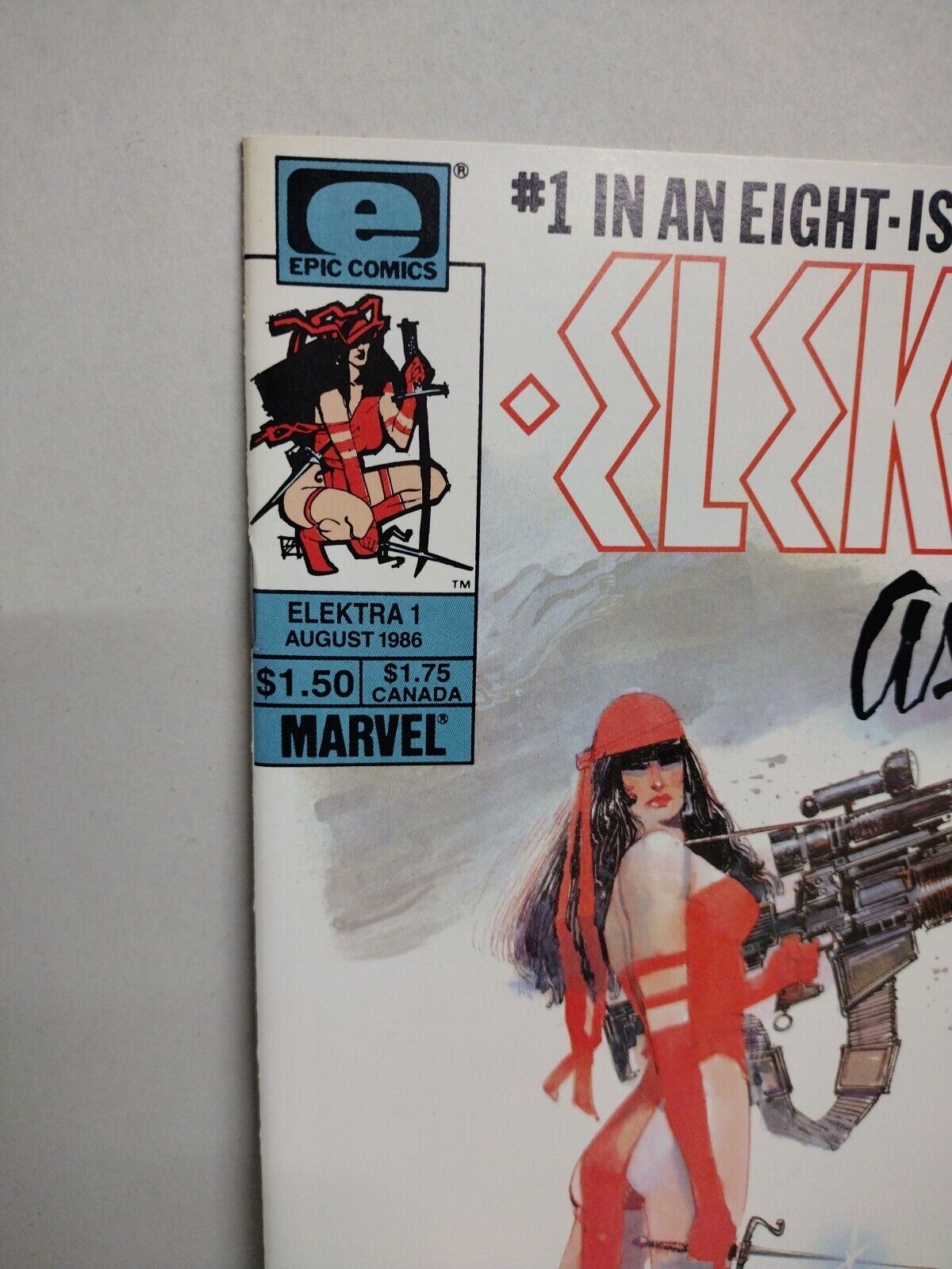 Elektra: Assassin #1 (1986) Marvel Epic Comic Bill Sienkiewicz Iconic Cover NM