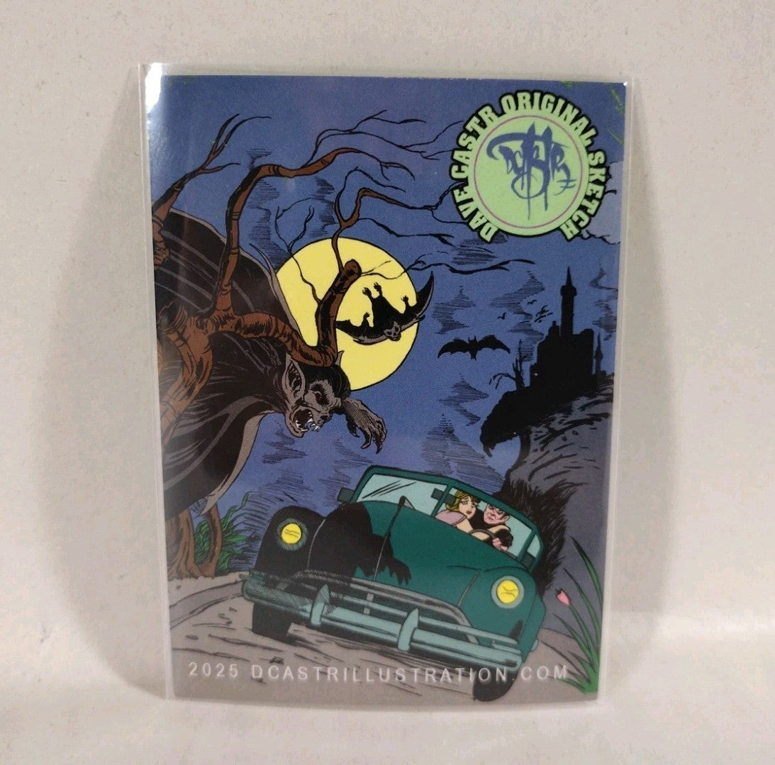 Dave Castr Crusin (2025) OAC Sketch Card W Original Solar Man Of The Atom Art