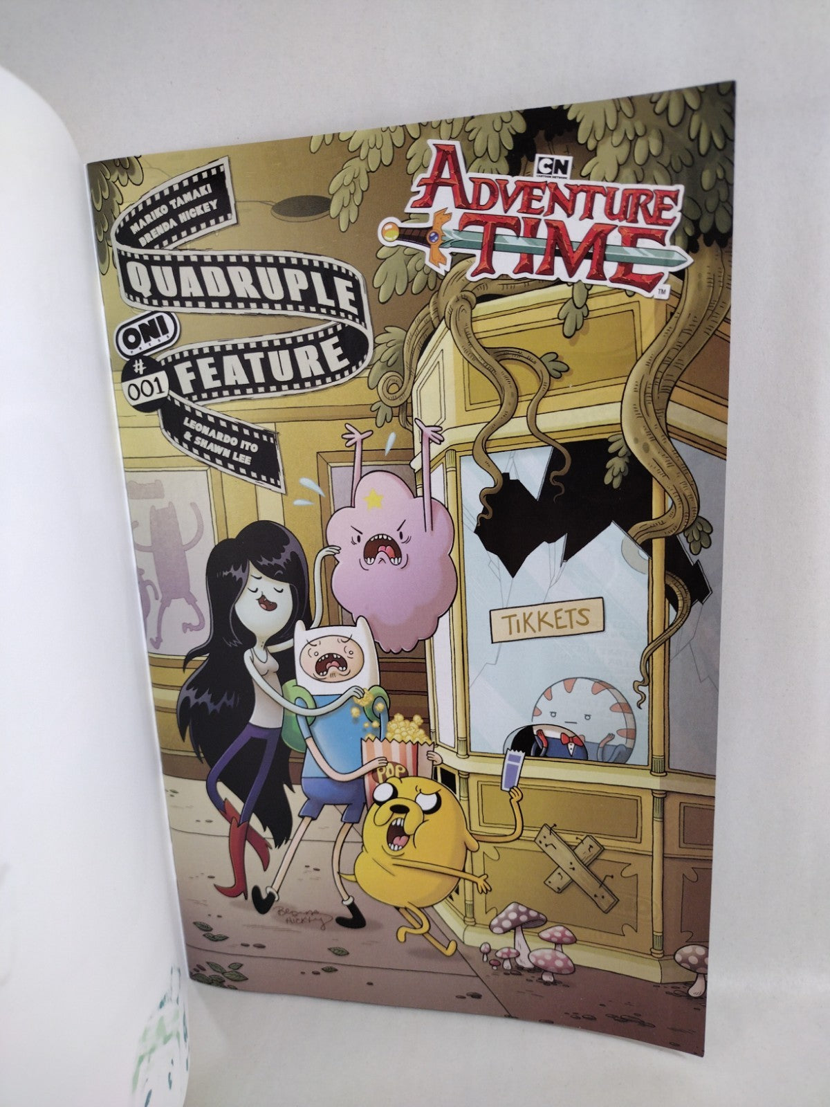 Adventure Time Quadruple Feature #1 Oni Press Sketch Cover W Original DCastr Art
