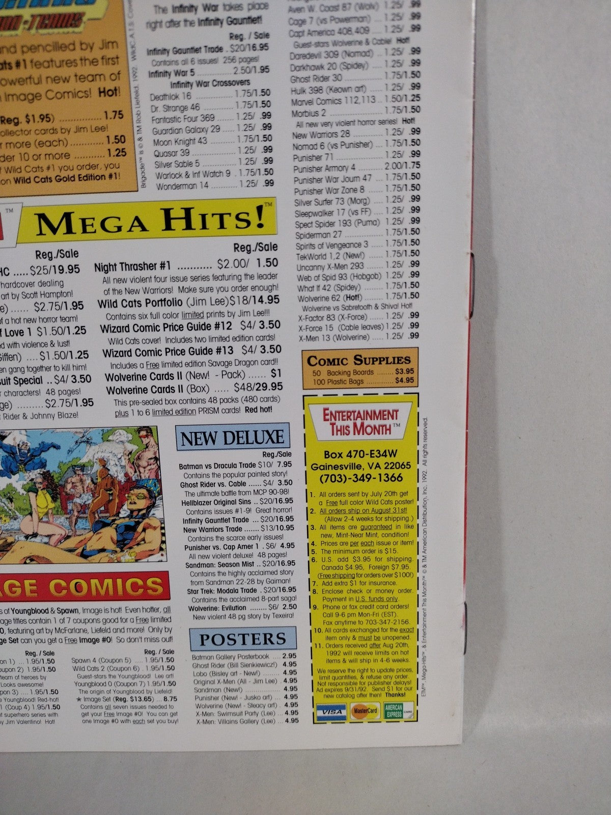 Rare Wizard Magazine (1992) Jim Lee All-Star Fanfest San Diego Padres Giveaway