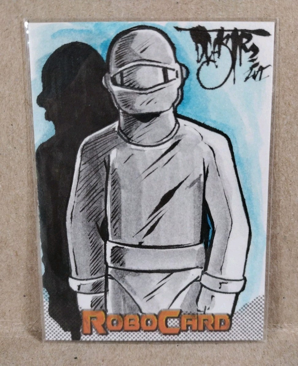 Robocard (2026) ARG Sketch Card W Original Dave Castr Gort Art TDTESS