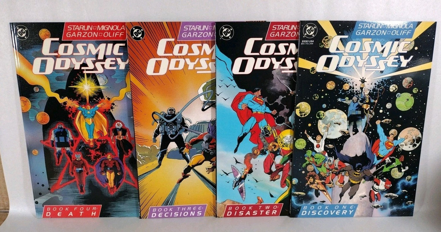 Cosmic Odyssey (1988) Complete DC Comics SC Set 1 2 3 4 Mike Mignola Jim Starlin