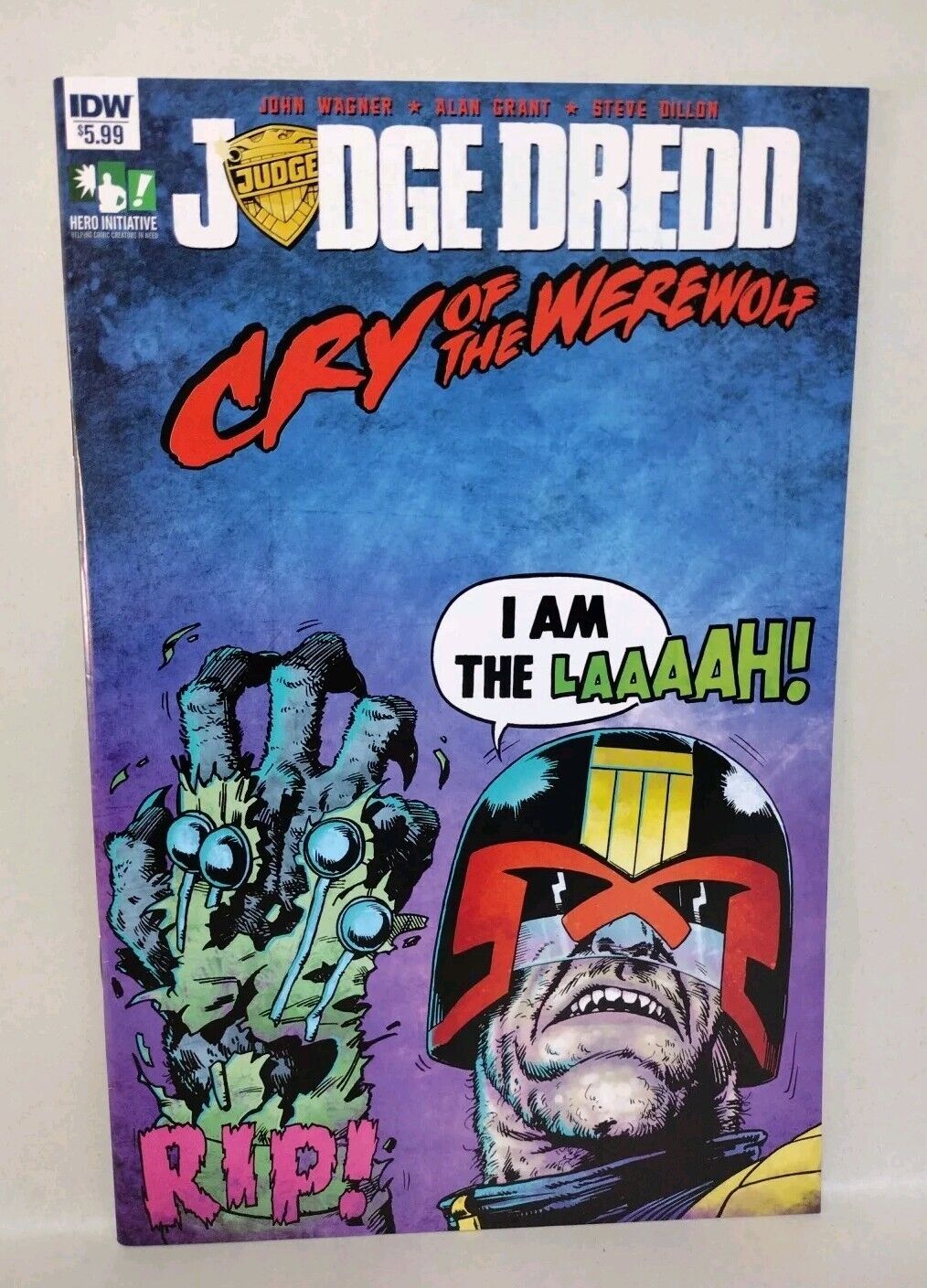 Judge Dredd (2017) IDW Werewolf Comic Lot Set Deviations Cry Of The Werewolf 