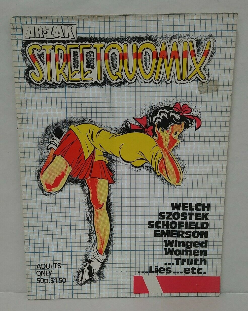 Streetquomix Street Comics #3 (1977) Ar Zak Underground Comix British Szostek