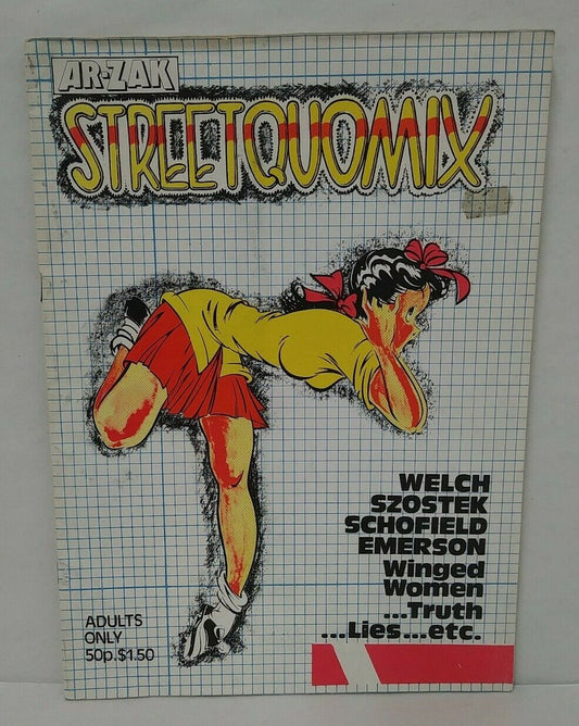 Streetquomix Street Comics #3 (1977) Ar Zak Underground Comix British Szostek