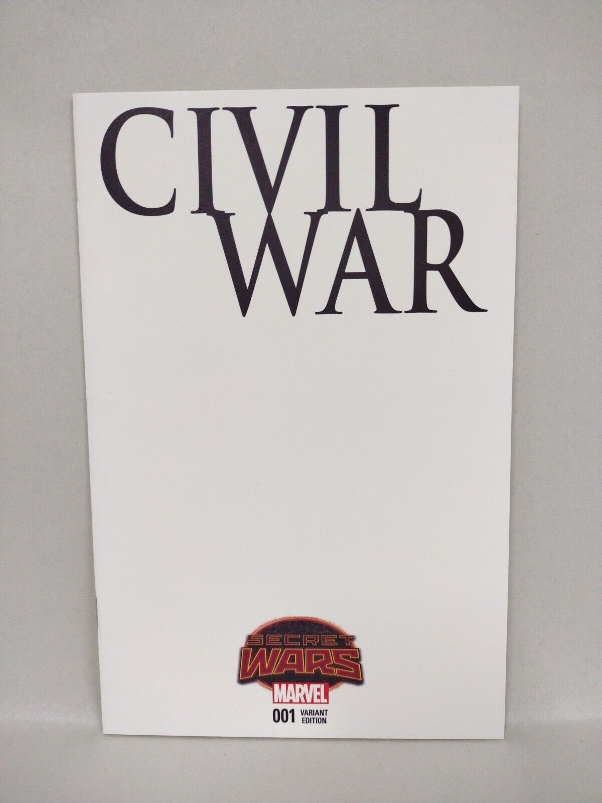 Civil War #1 (2015) Marvel Comic Blank Sketch Variant Cover NM Secret Wars
