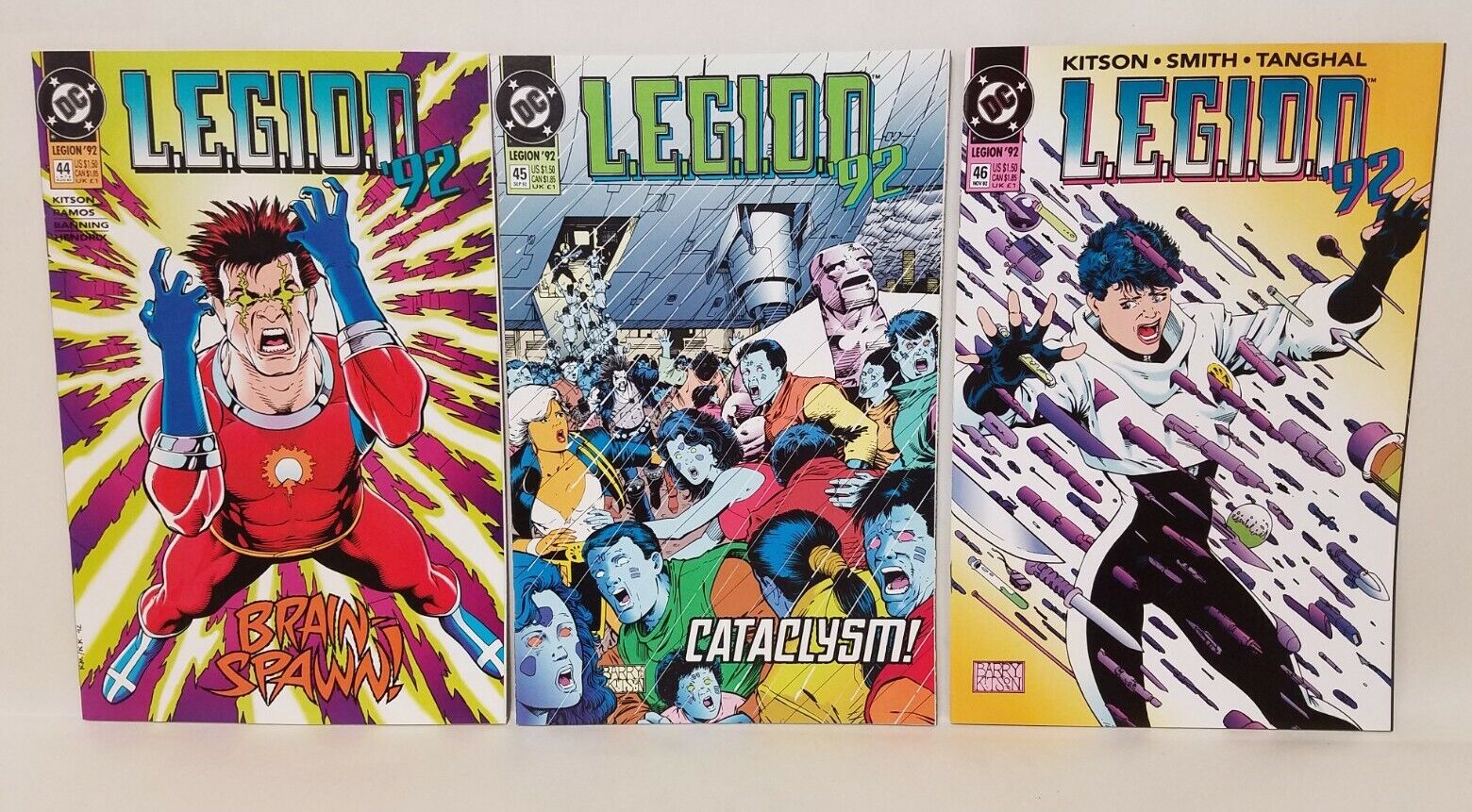 Legion '92 DC Comic Lot Run #35 36 37 38 39 40 41 41 42 43 44 45 46 Kitson Grant