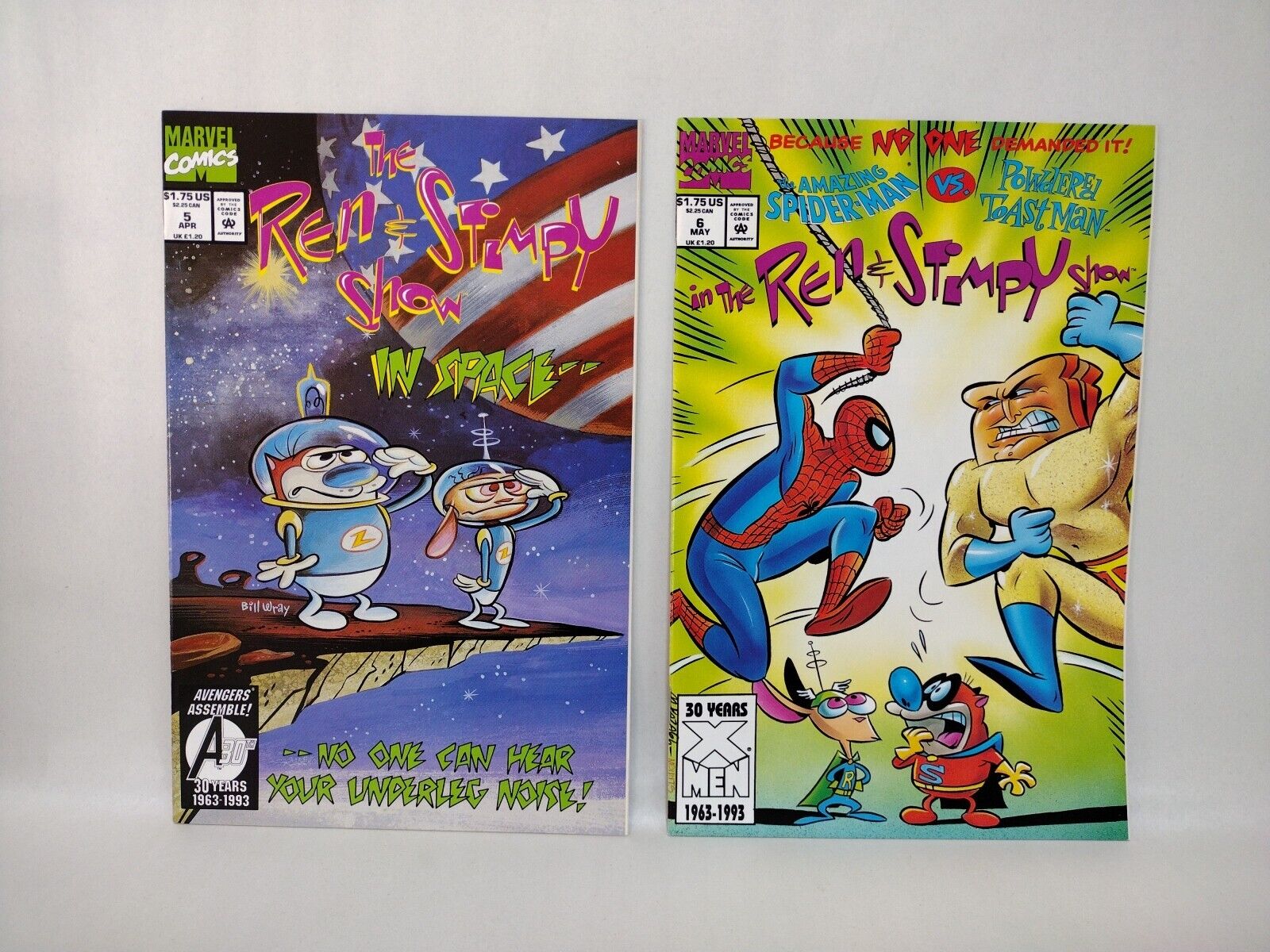 Ren And Stimpy (1993) Marvel Comic Lot Set #1 2 3 4 5 6 7 8 9 10 11 12 Dan Slott