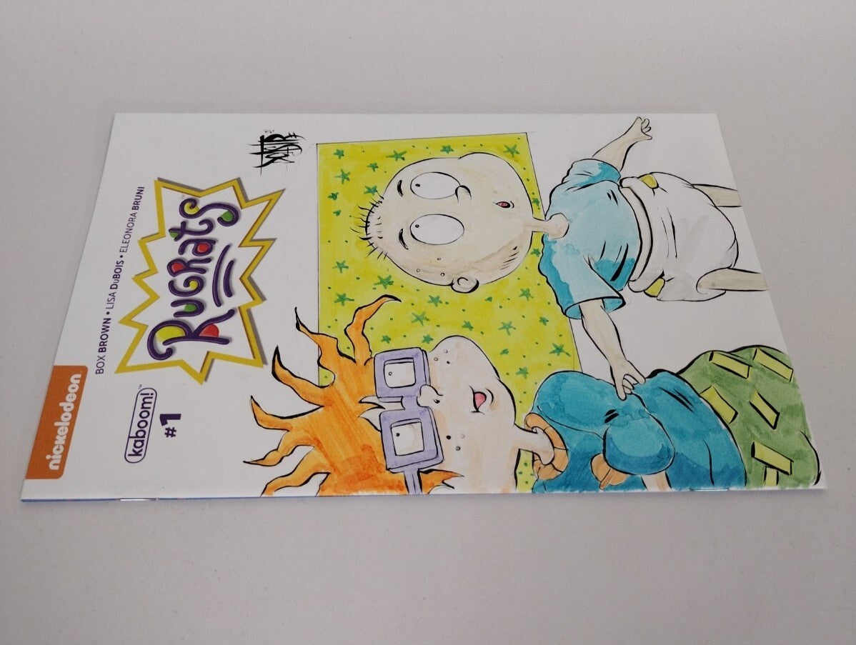RUGRATS #1 (2017) Boom Studios Sketch Cover Variant Comic W Original DCastr Art