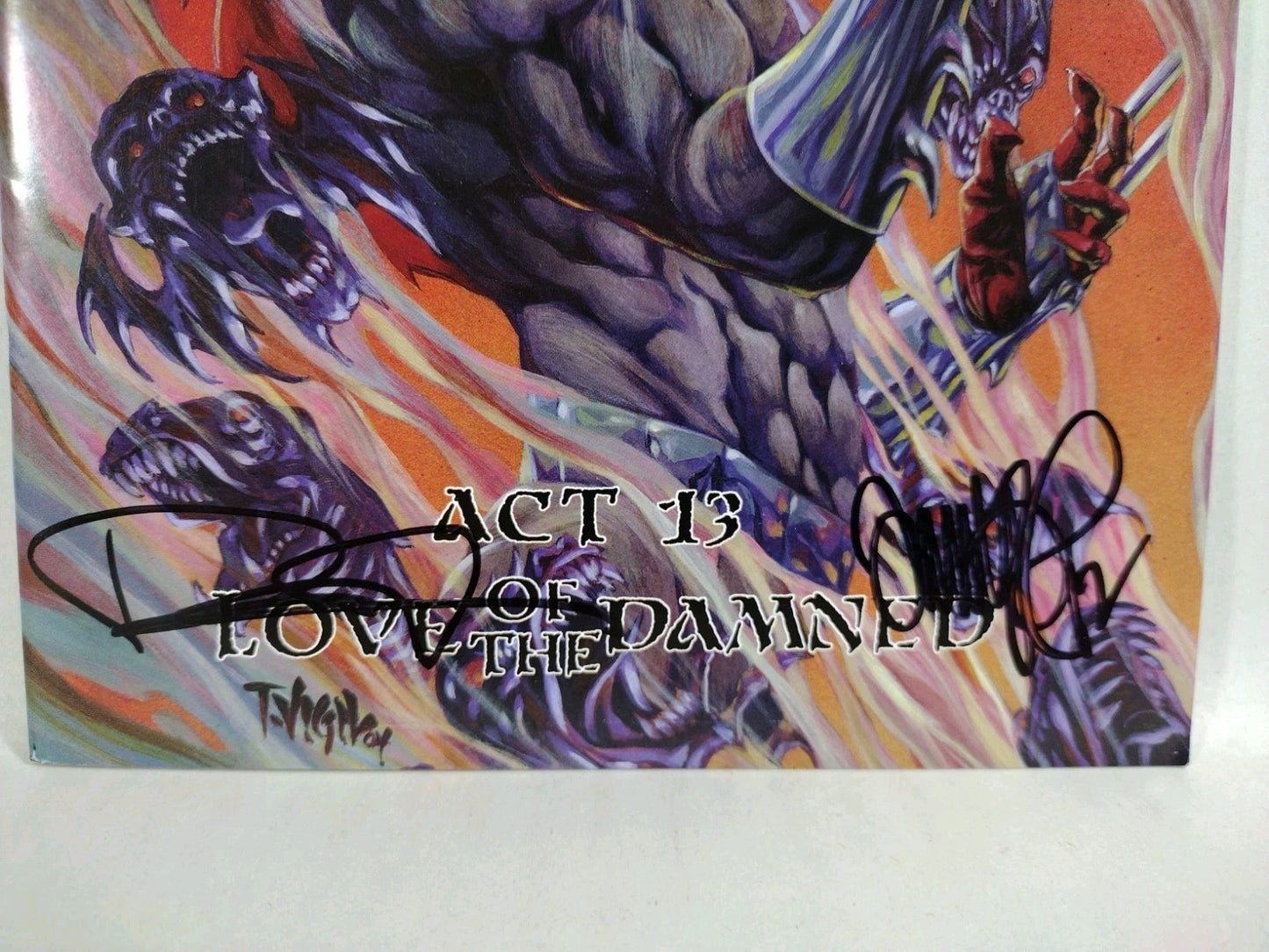 FAUST LOVE OF THE DAMNED Act 13 (2005) Rebel Comic 2nd Print 2x Signed Vigil 