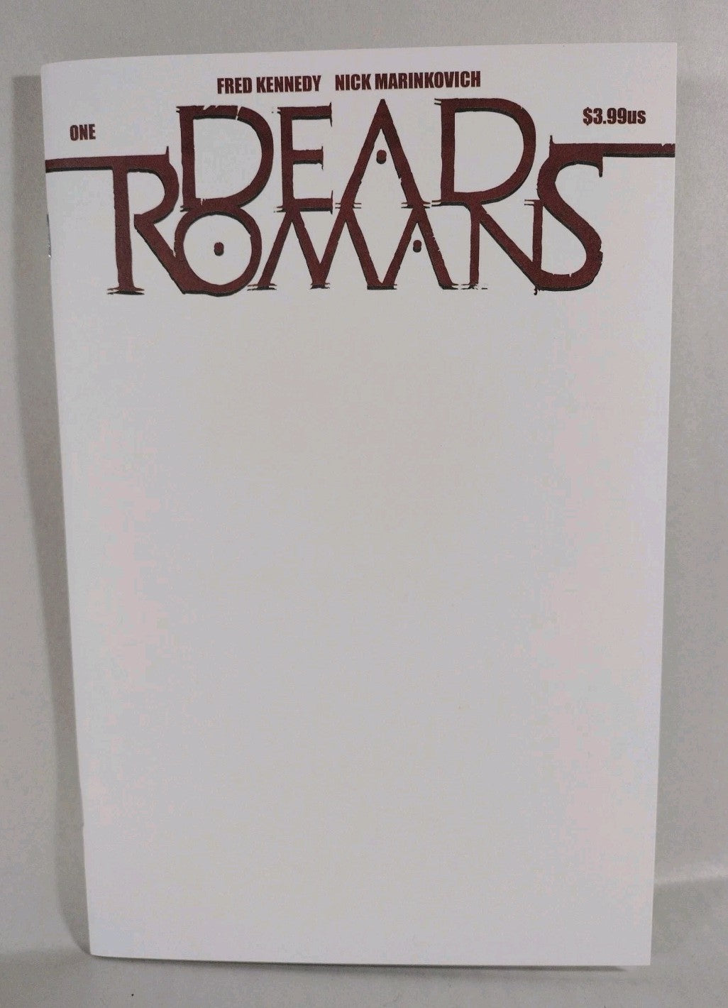 Dead Romans #1 (2023) Image Comics Blank Sketch Variant Cover New NM