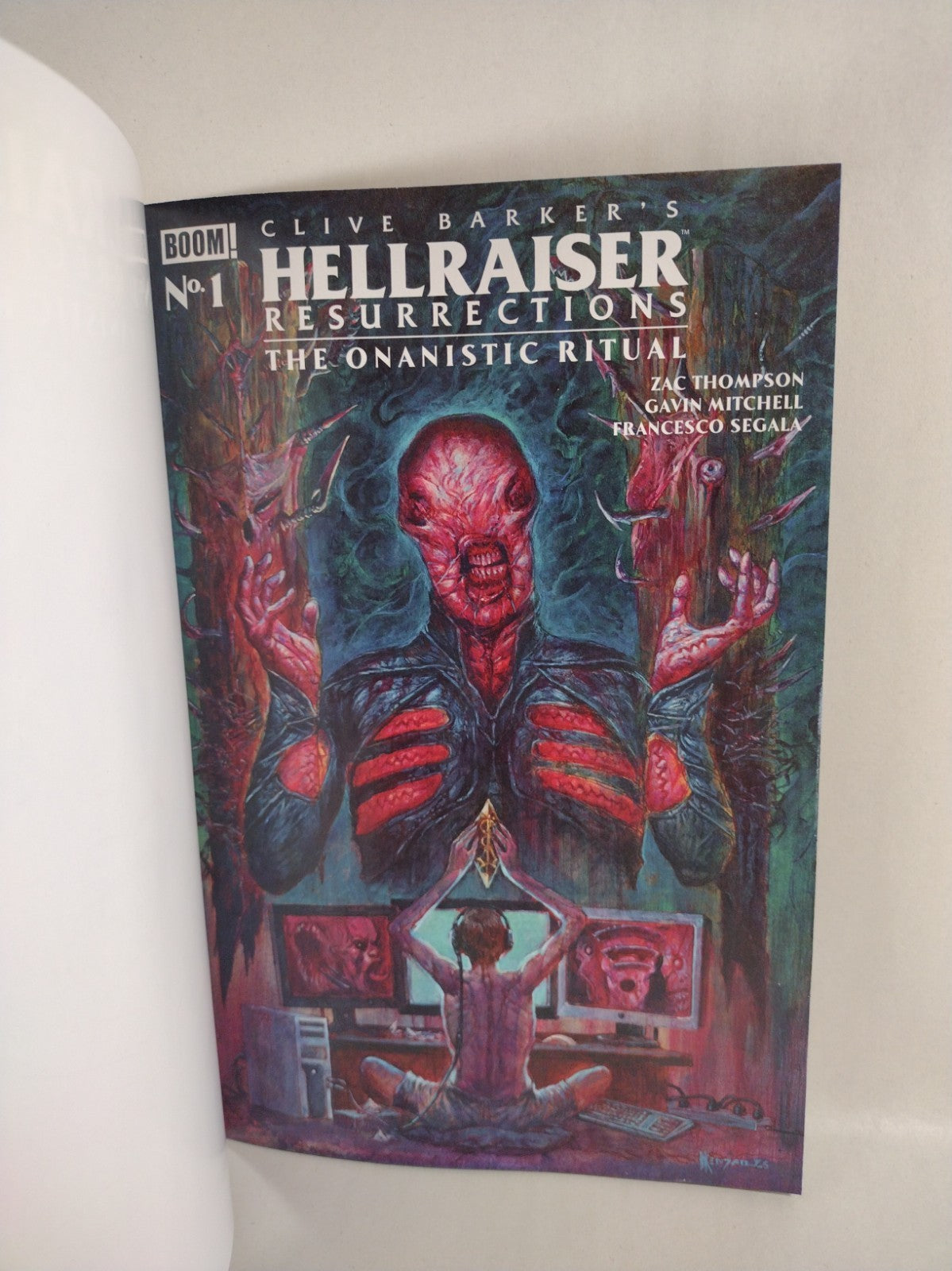 Hellraiser Resurrection Onanistic Ritual #1 Sketch Cover W Original DCastr Art