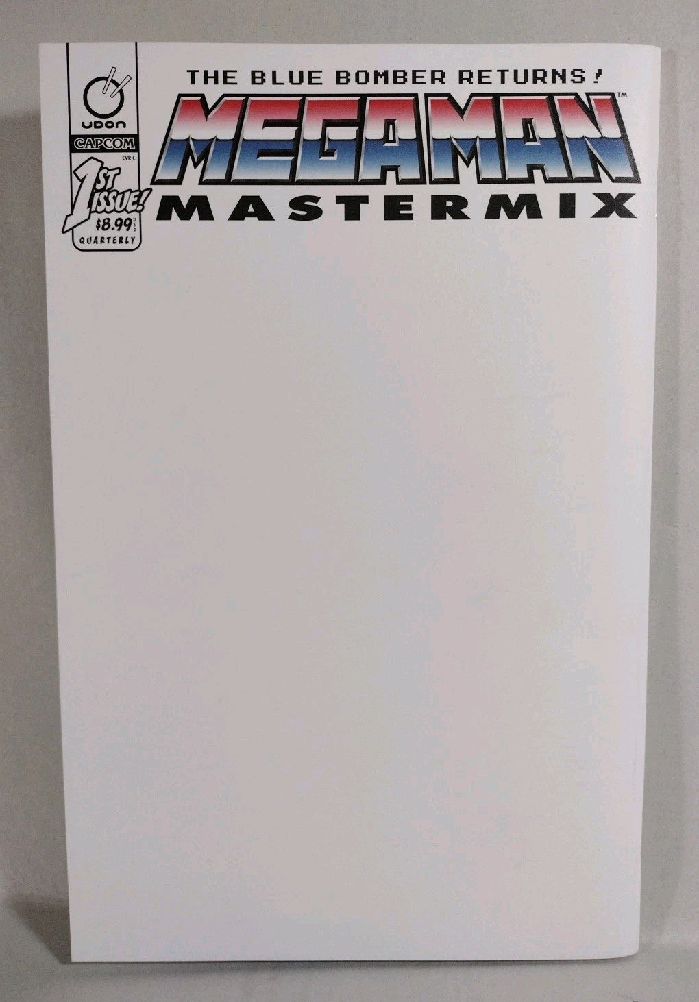 Megaman Mastermix #1 (2018) UDON Capcom Blank Sketch Variant Cover Comic New NM
