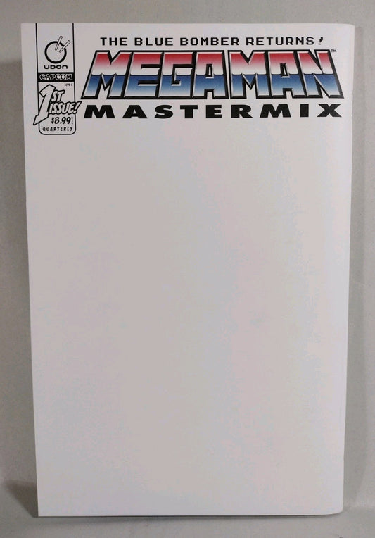 Megaman Mastermix #1 (2018) UDON Capcom Blank Sketch Variant Cover Comic New NM