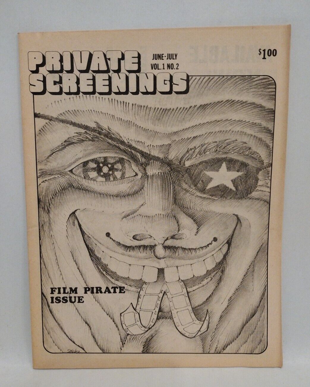 Private Screenings (1975) Film Fanzine Lot Set #2 3 4 5 Three Stooges Batman 