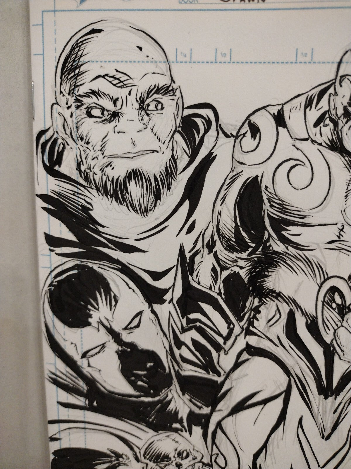 Spawn 339 (2023) Image Comic Blank Cover Variant w Original Dave Castr Art