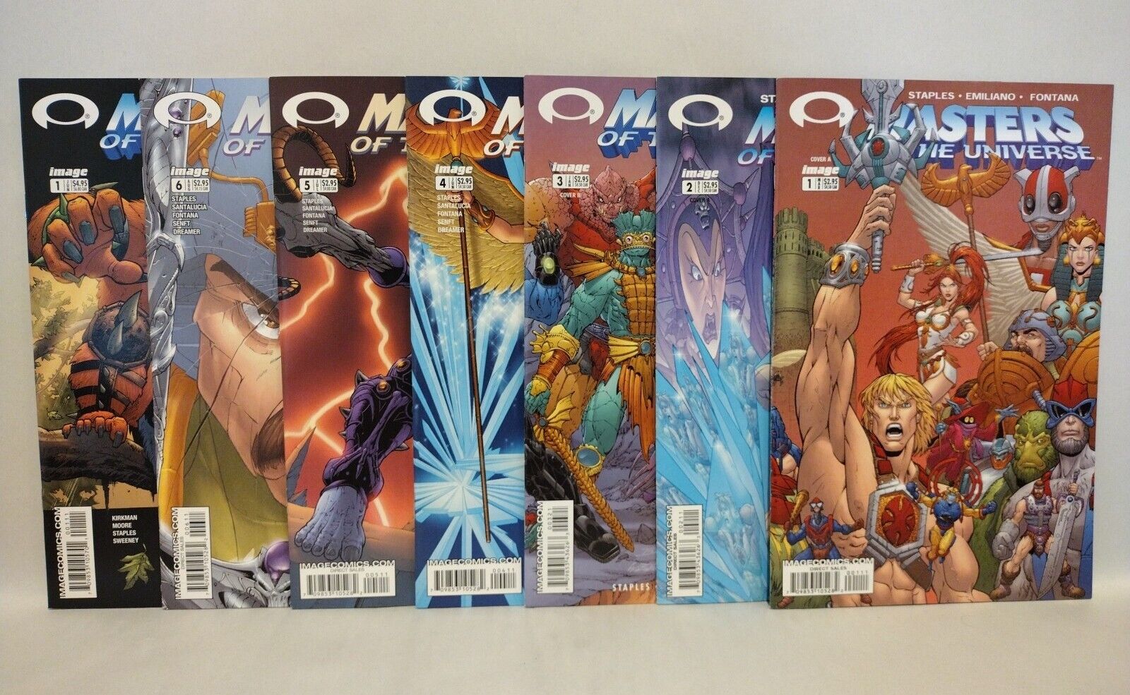 Masters Of The Universe (2003) Image Comic Lot Set #1 2 3 4 5 6 IOE Beastman #1