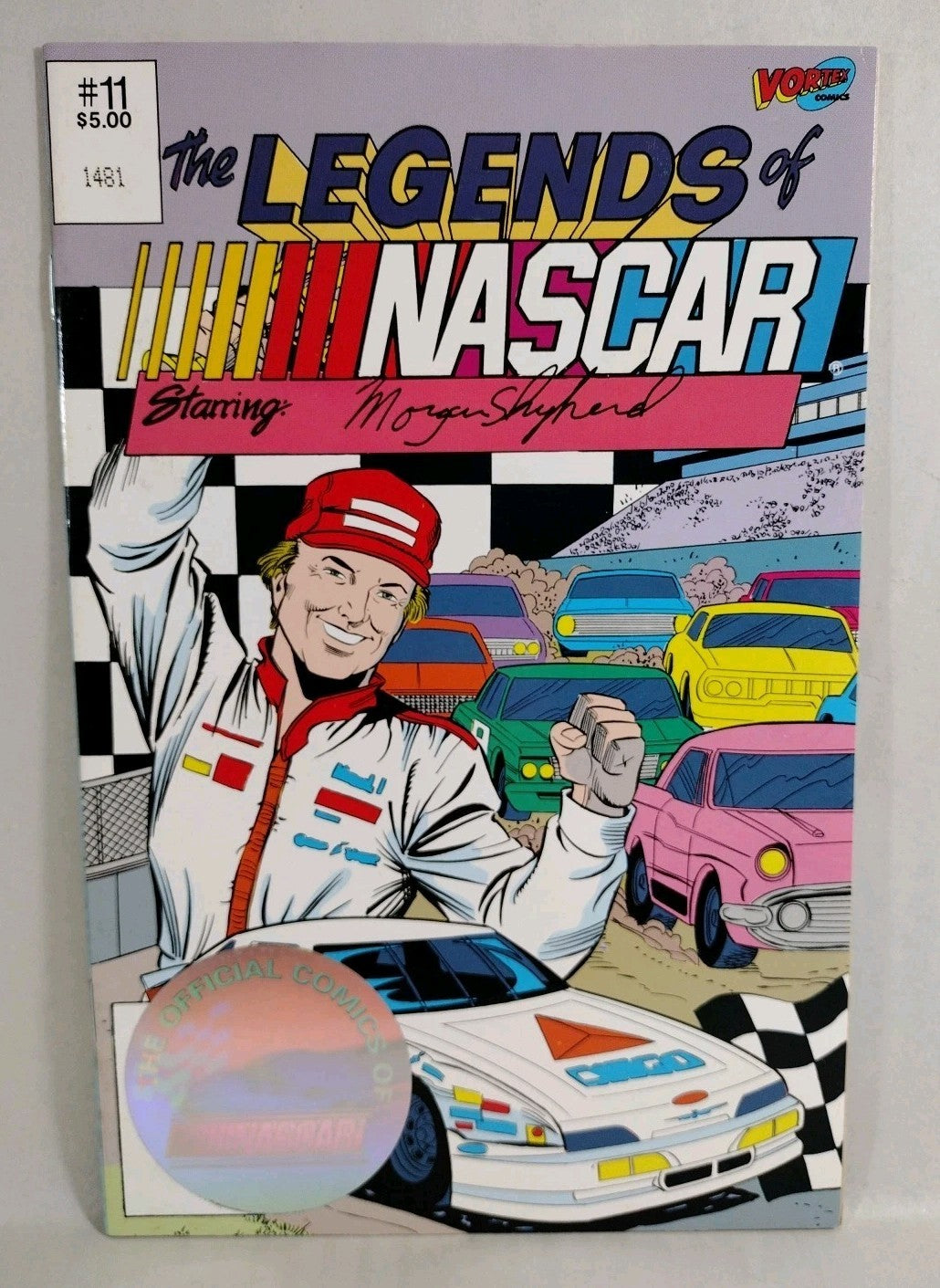 Legends of NASCAR (1992) Vortex Comic #'d Hologram Lot Issues 11 12 13