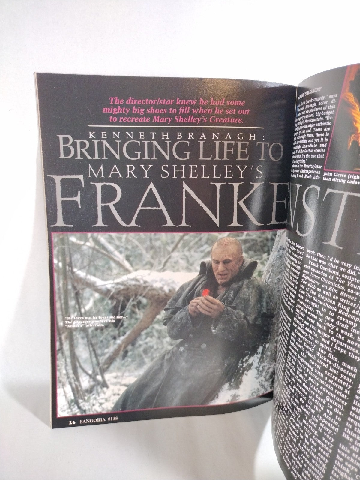 FANGORIA Magazine #138 (1994) Interview With A Vampire Frankenstein Halloween