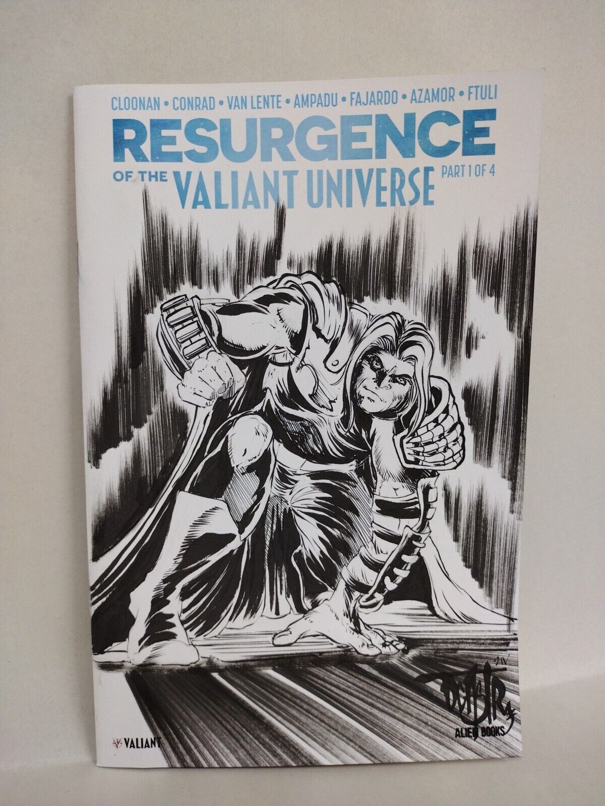 Resurgence Of Valiant Universe #1 (2024) Alien Comics Sketch Var W Original Art