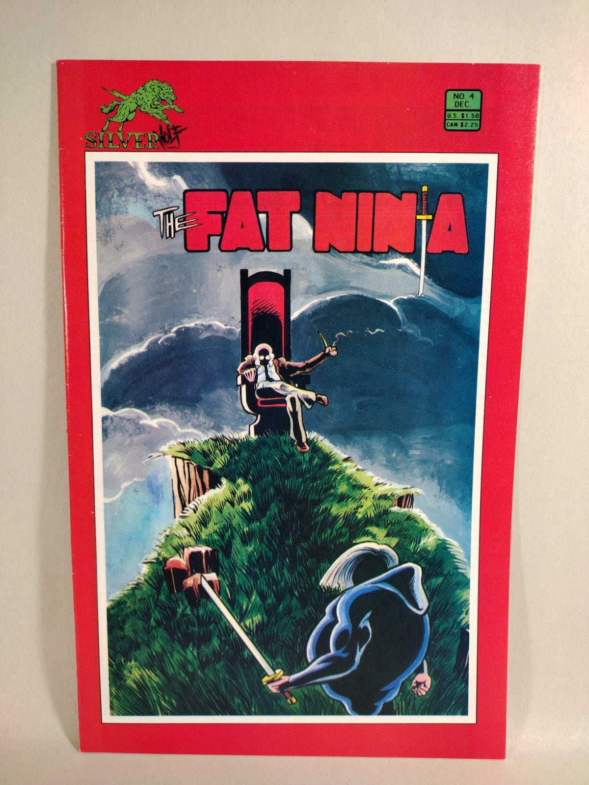 Fat Ninja (1986) Complete Silverwolf Comic Set #1 2 3 4 5 Gary Amaro VG-VF