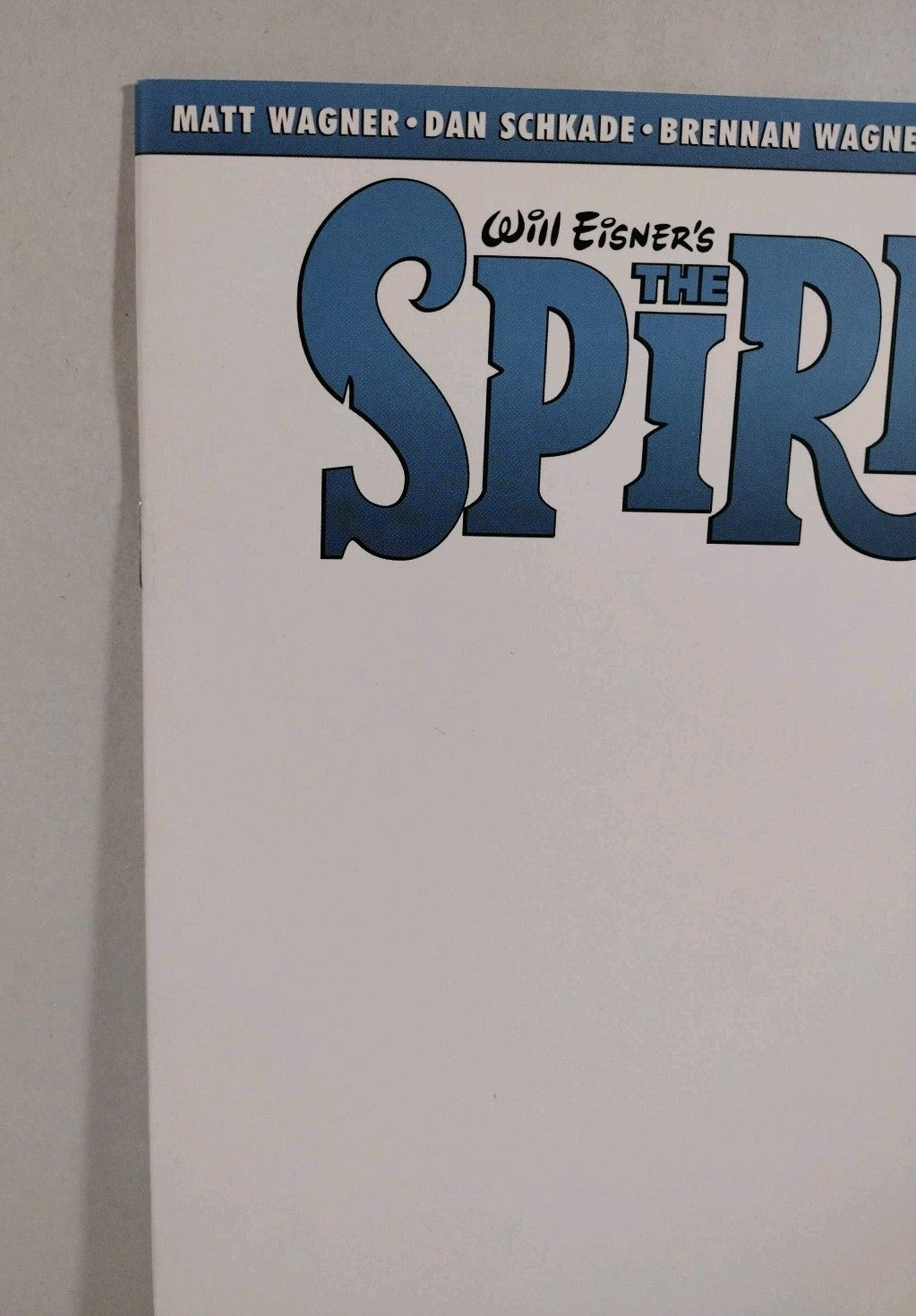 Will Eisner's The Spirit #1 2015 Dynamite Comic Blank Sketch Variant Cover VF-NM