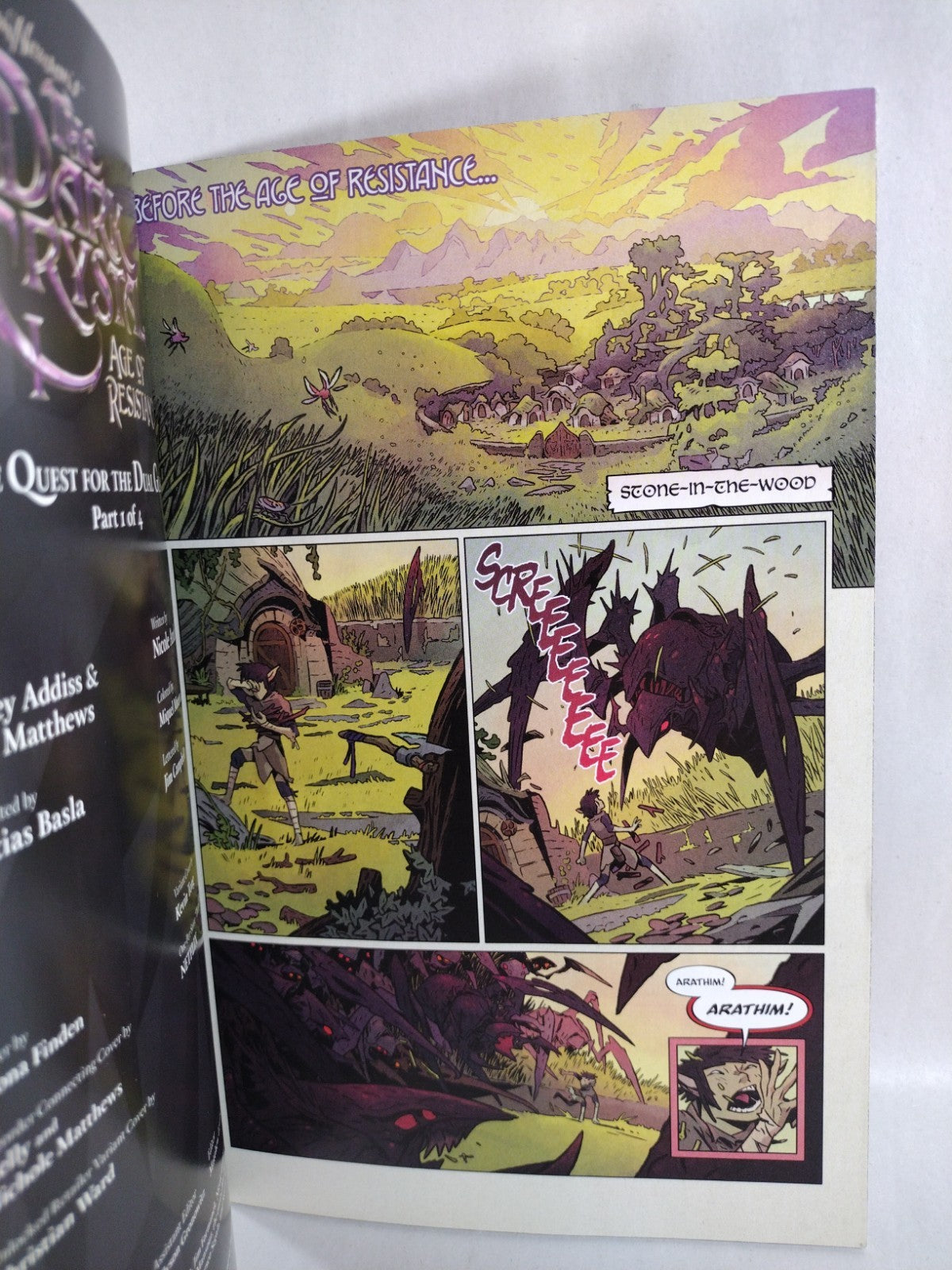 Dark Crystal Age of Resistance #1 (2019) Archia Blank Variant Corrected Cover NM