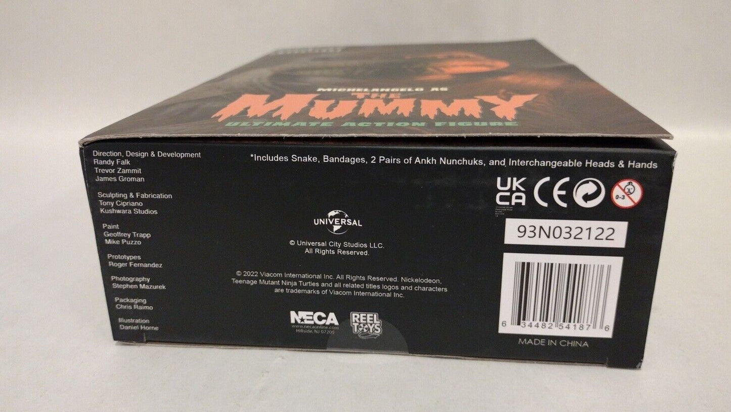 NECA Universal Monsters x Teenage Mutant Ninja Turtles Michelangelo as The Mummy