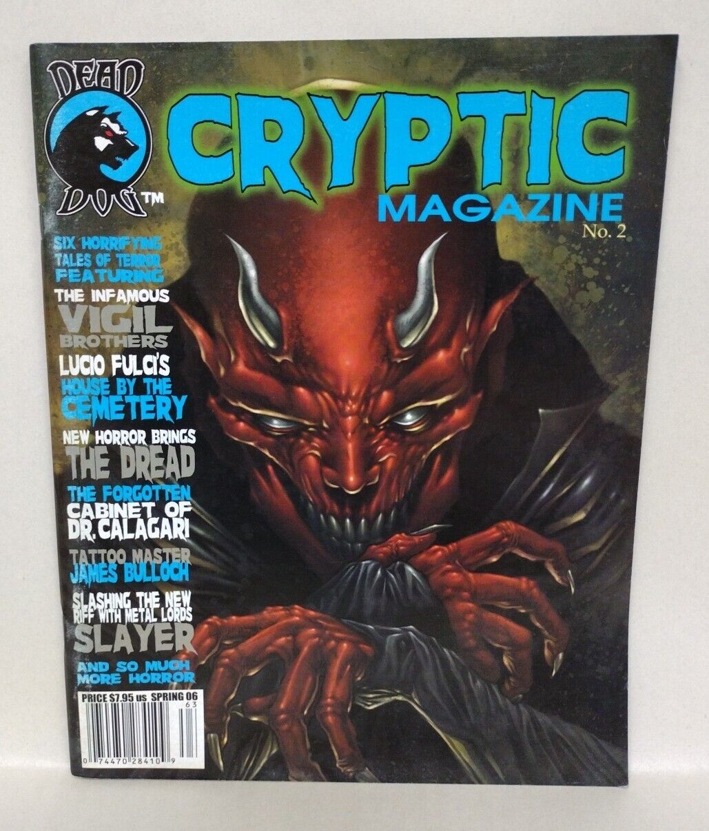 Cryptic Magazine (2005) Dead Dog Comic Lot Set #1 2 3 4 Kidwell Zornrow Vigil