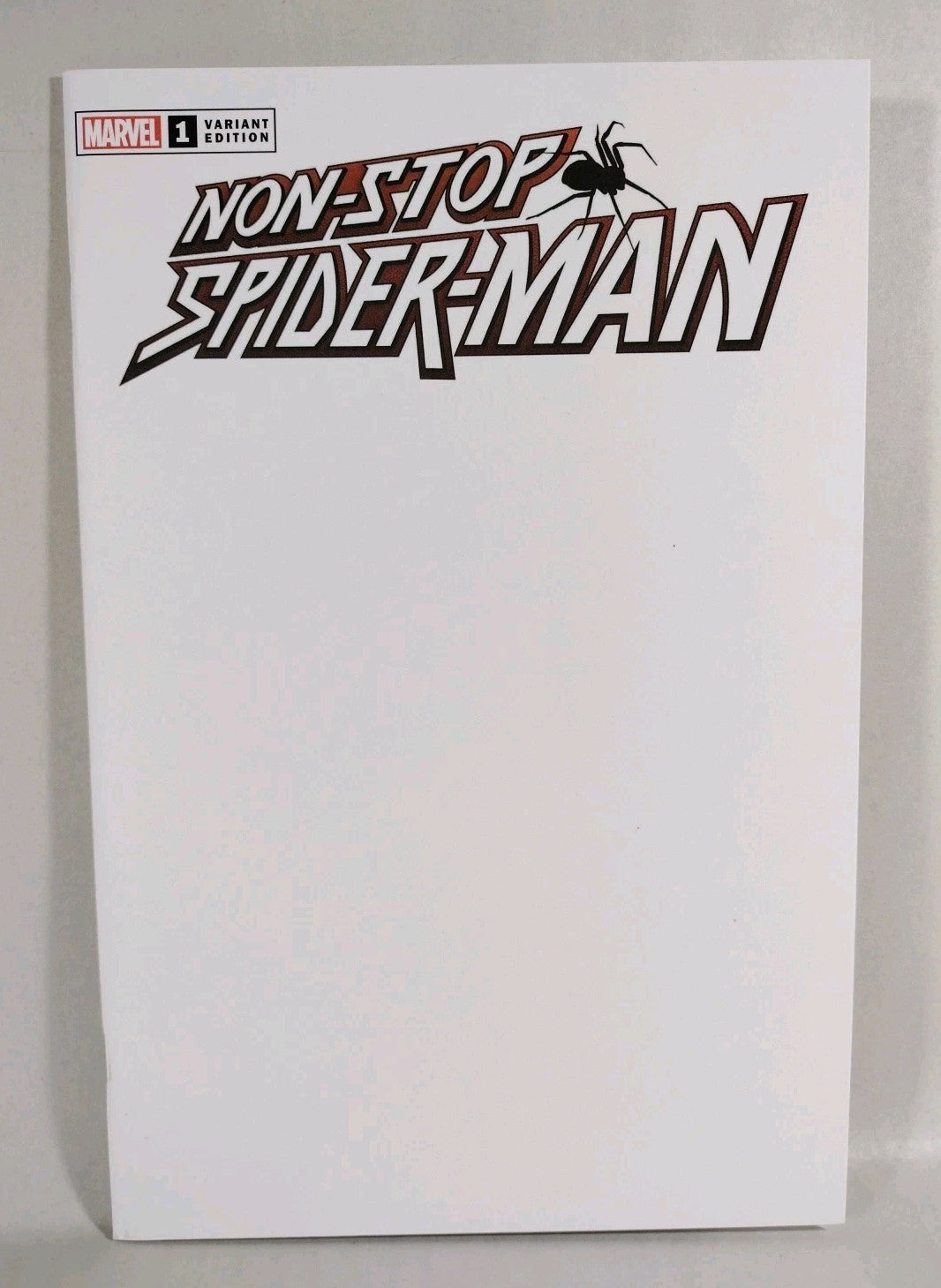 Non-Stop Spider-Man #1 (2021) Marvel Blank Sketch Variant Cover Comic New NM