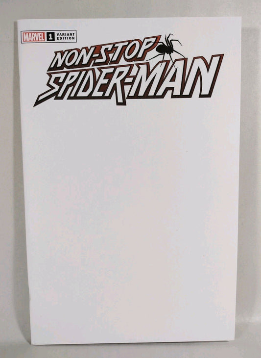 Non-Stop Spider-Man #1 (2021) Marvel Blank Sketch Variant Cover Comic New NM