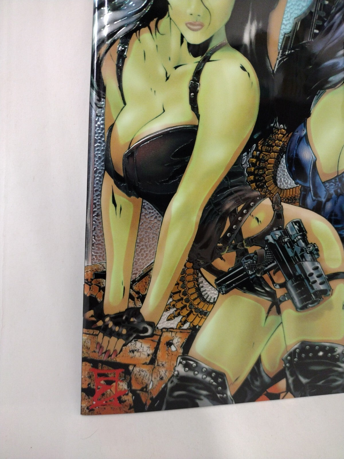 High Impact Studios #1 (1994) Chromium Cover Cheese Cake Bad Girl Comic NM