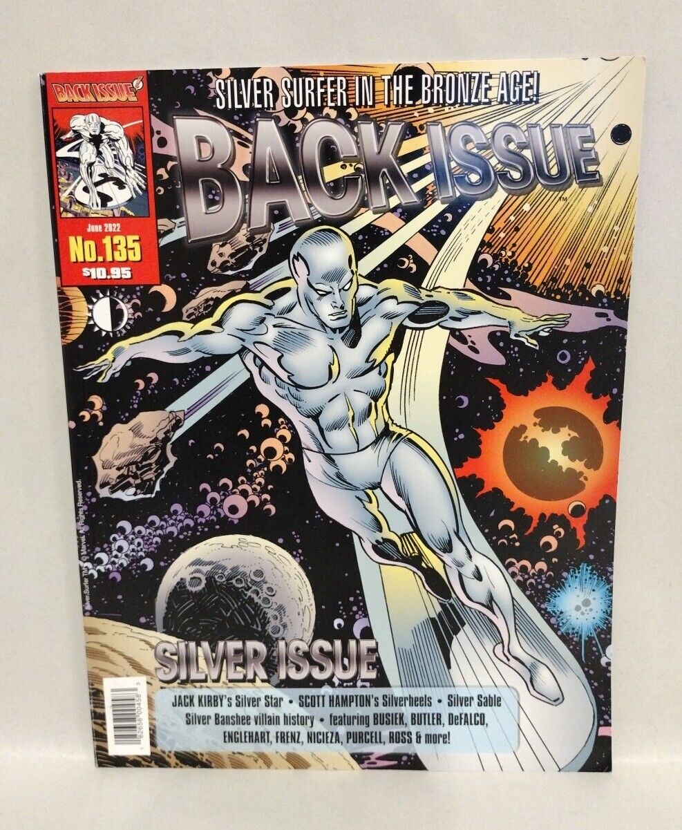 Back Issue Magazine 135 (2022) Two Morrows Bronze Silver Surfer Issue New