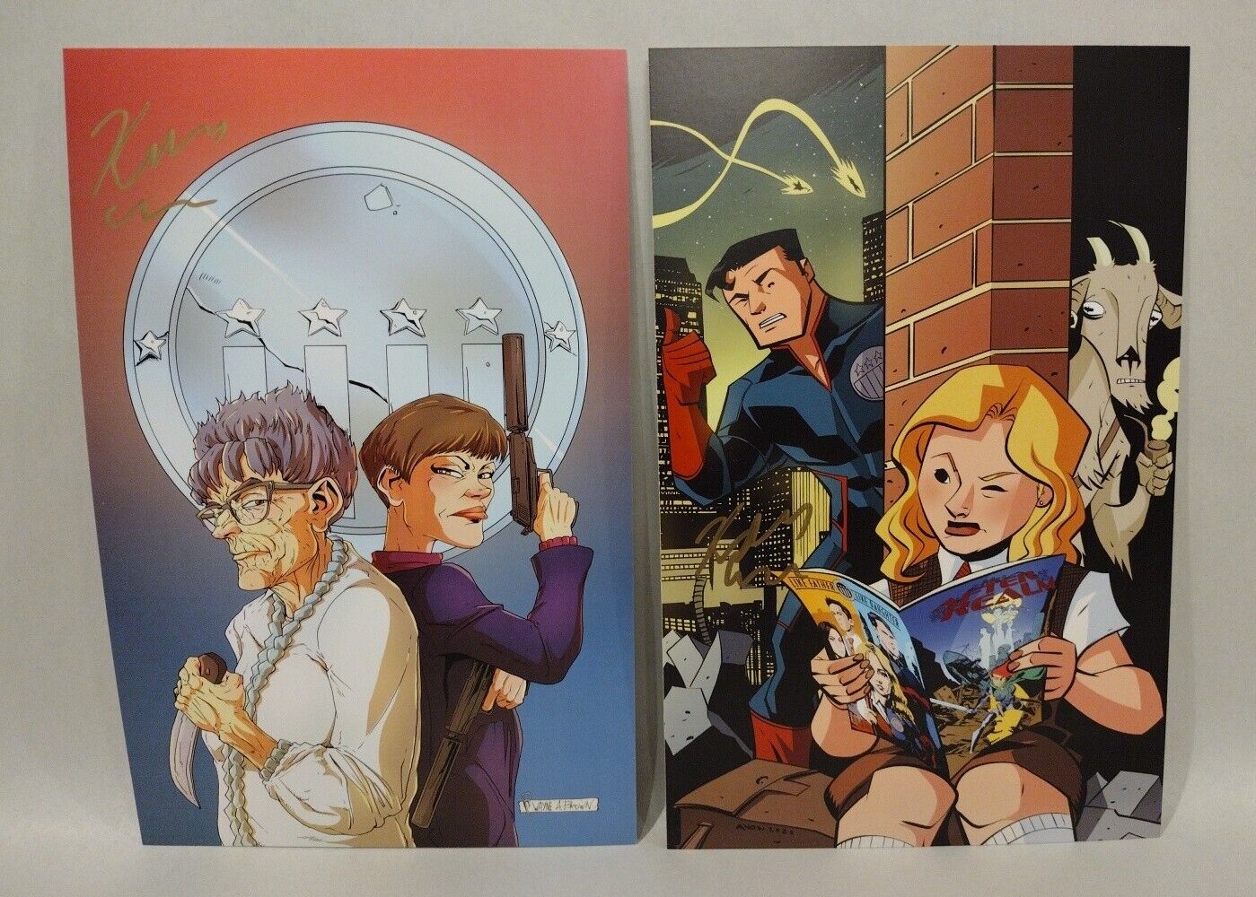 Like Father Like Daughter #7 (2021) Comic w Kathryn Calamia Signed Print Set