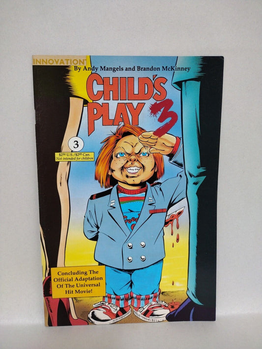 Child's Play 3 #3 (1992) Innovation Comic Last Issue Movie Adaptation VF