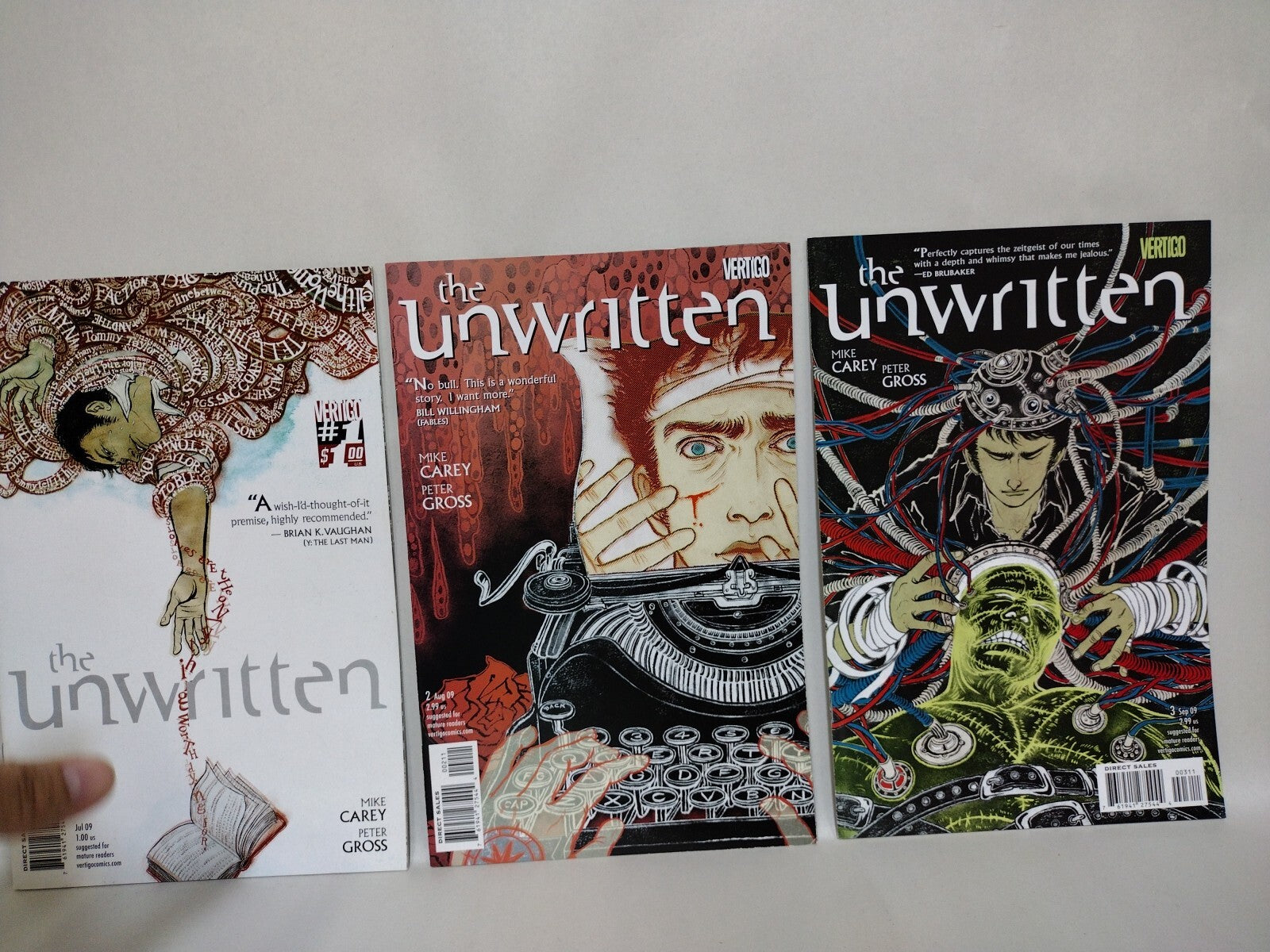 The Unwritten (2009) Vertigo Comic Lot Set #1-41 + 33.5 34.5 35.5 Mike Carey 
