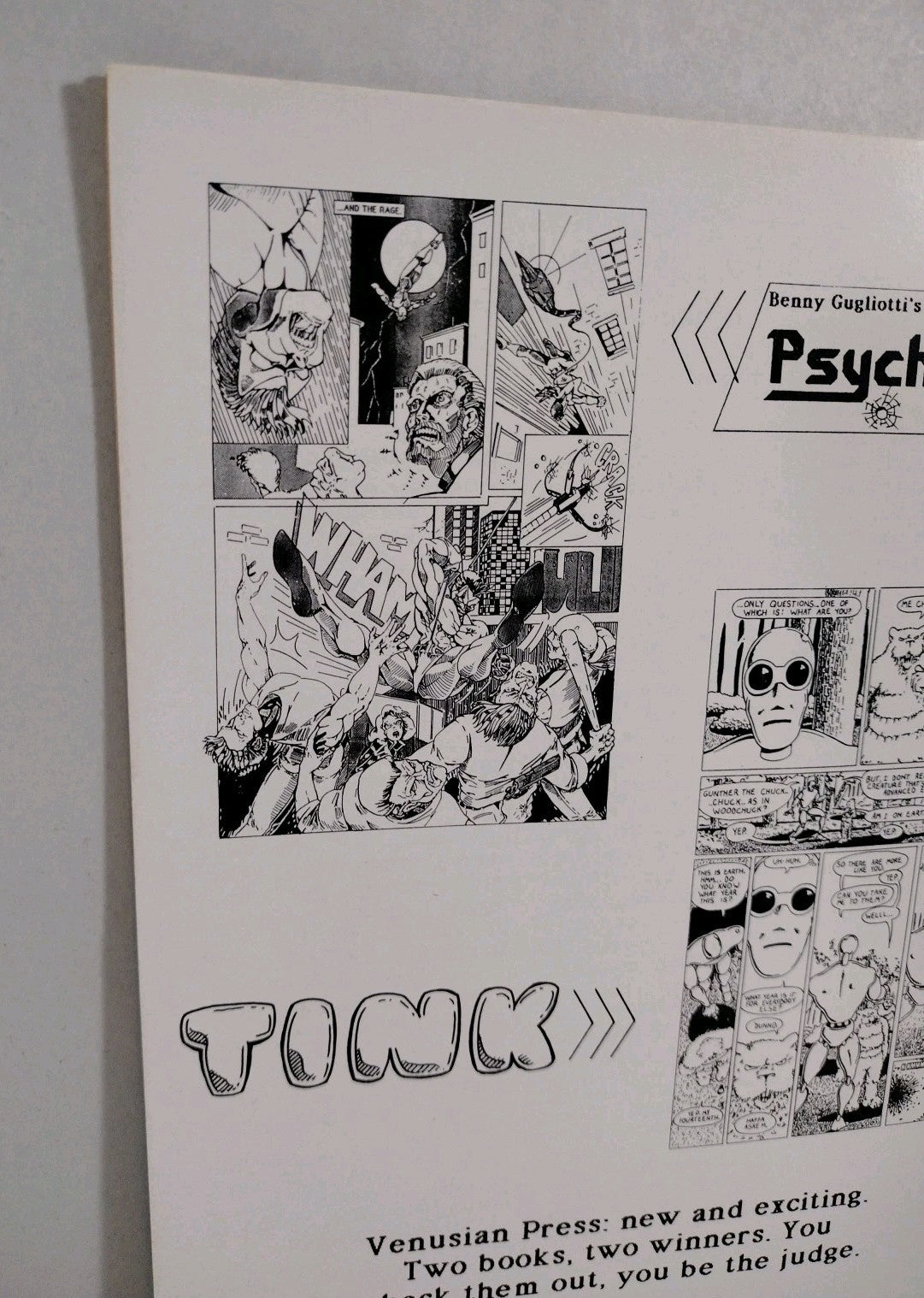 Psycho-Path #1 (1990) Silver Wolf Venusian Press 1st Appearance Gugliotti VF-NM