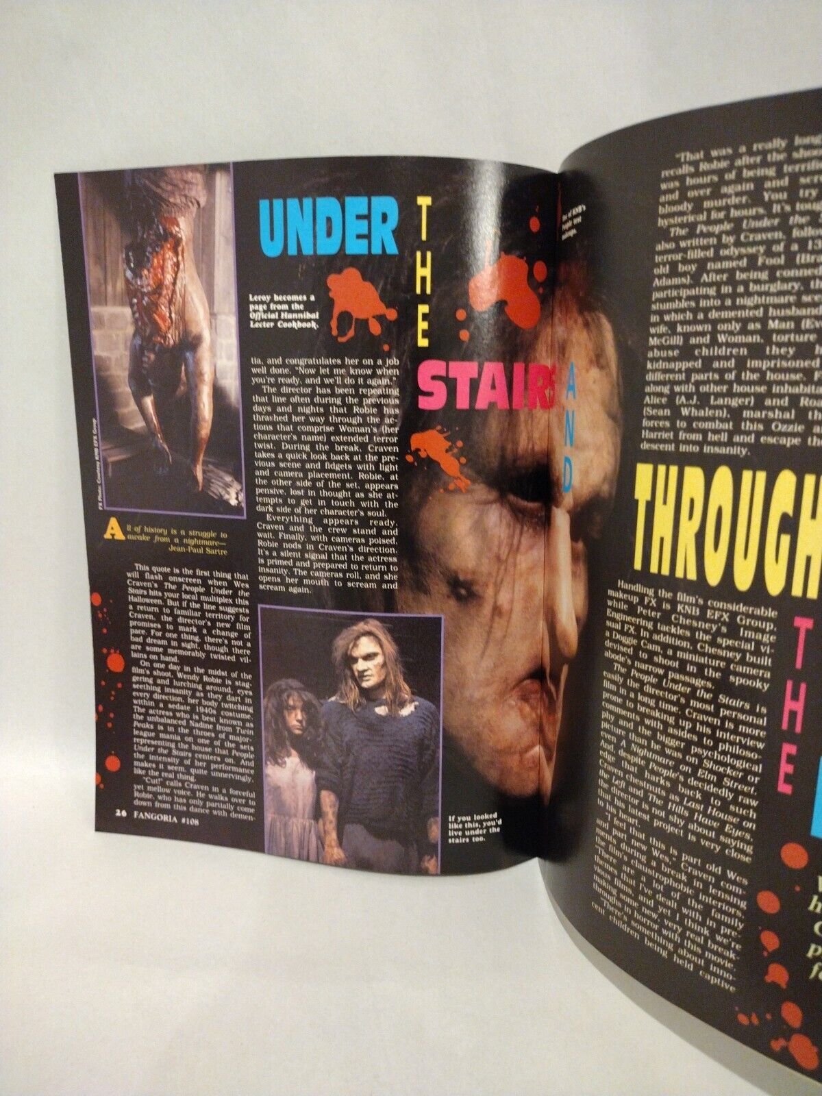 FANGORIA Magazine #108 (1991) Freddy's Dead People Under The Stairs Evil Ernie