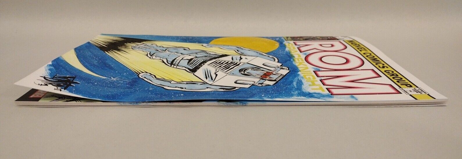 ROM #1 Facsimile Edition (2023) Marvel Sketch Variant W Original Dave Castr Art 