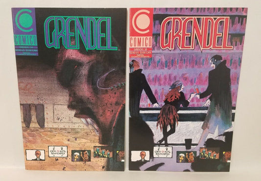 Grendel (1989) #34 & 35 Comico Comic Lot Matt Wagner Tim Sale Art